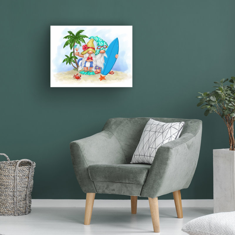 Art sur toile, ginomes de bolognaise bolognaise, H 14 po x l 19 po