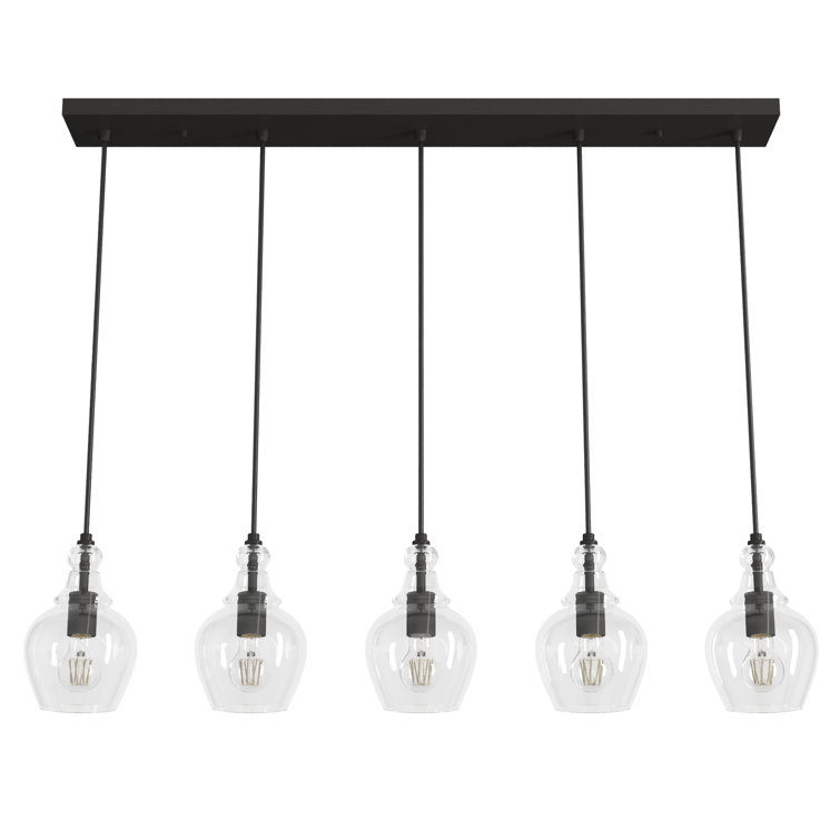 Maple Park 5 Light Linear Cluster Pendant