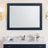 Bernharda 46 in. W x 32 in. H Modern & Contemporary Rectangular Framed Surface-Mount Bathroom Vanity Mirror in Marine Blue-1368959433-1368959447