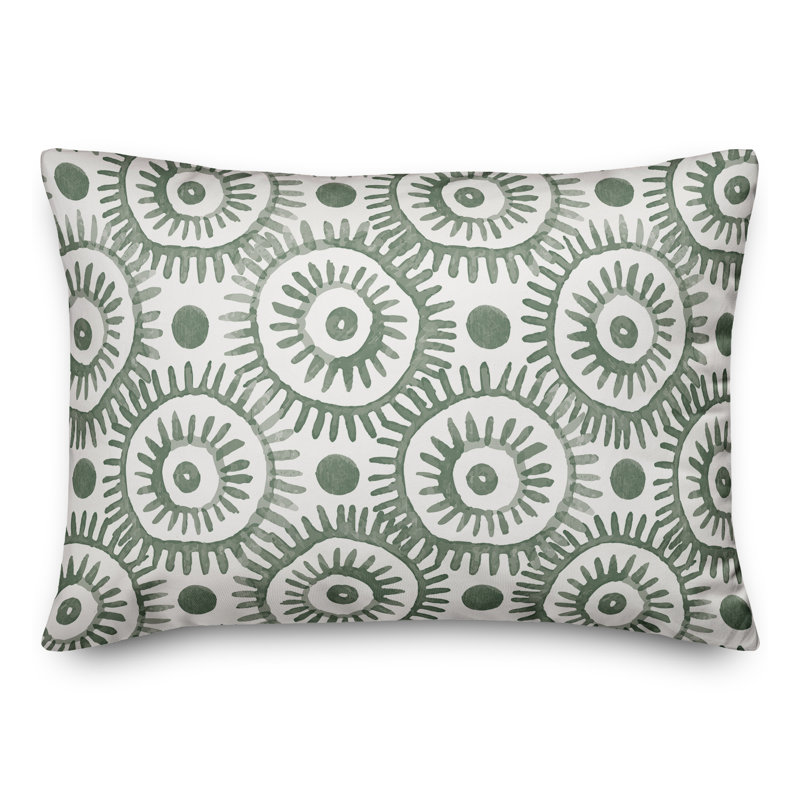 Outdoor Throw Pillow, Green