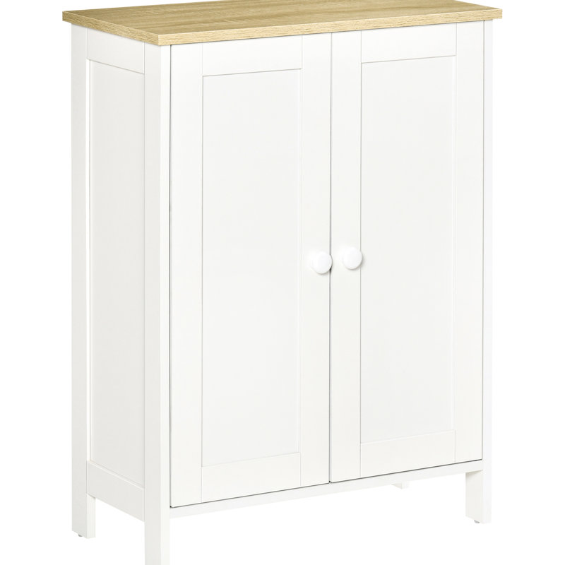 Armoire de rangement blanche à deux portes avec tablettes réglables pour le salon, la chambre à coucher, l'armoire de couloir, la porte, blanc, 2 utilisations