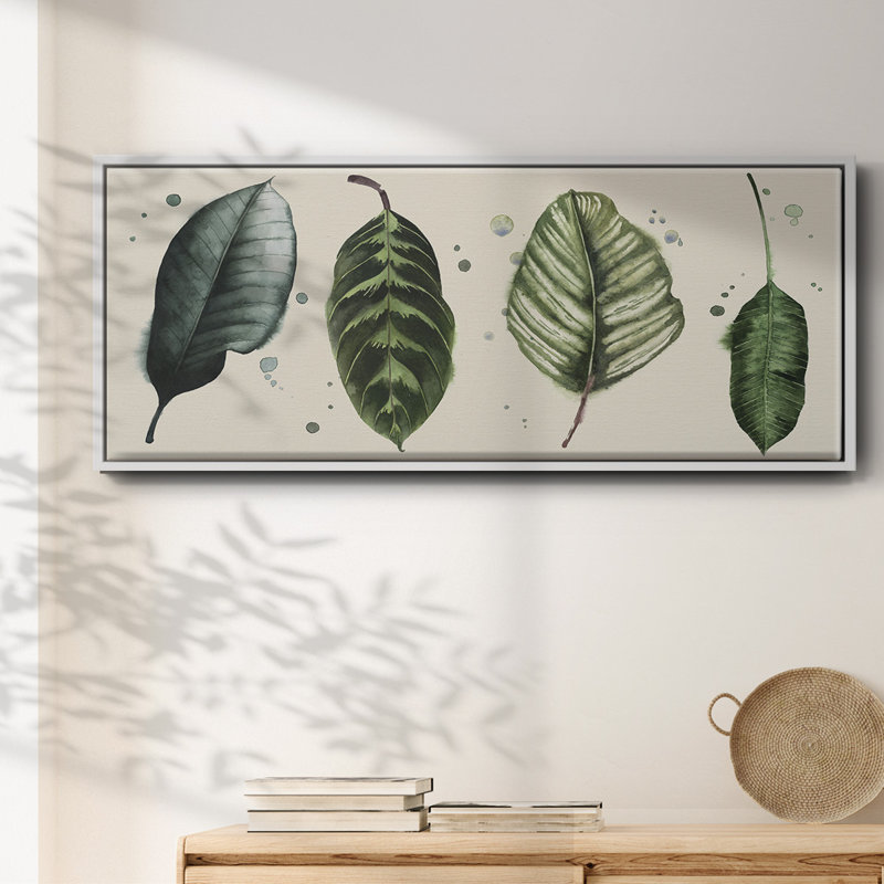 Palm Line- Framed Canvas