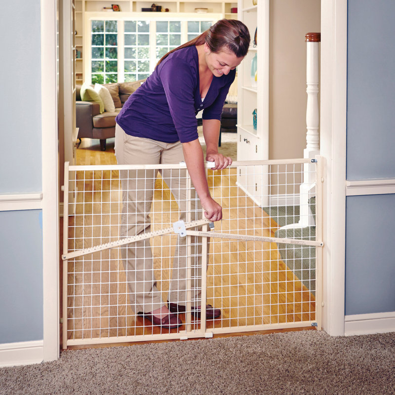 Rumi Wood Pressure Mounted Pet Gate
