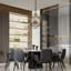 4 - Light Dimmable Geometric Chandelier