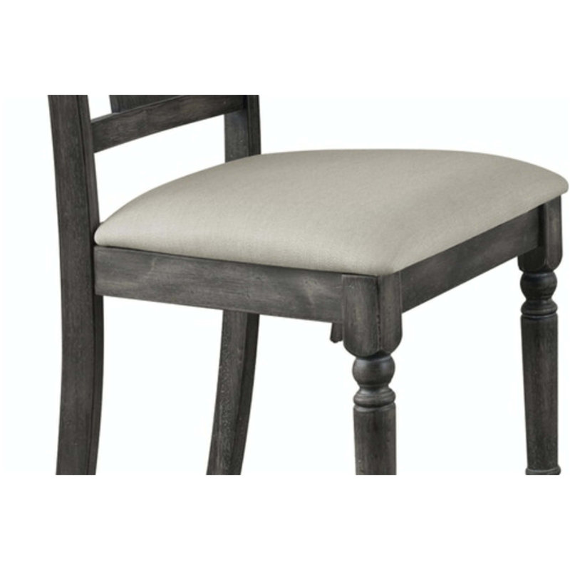 Ensemble de 2 chaises d'appoint en lin Wallace