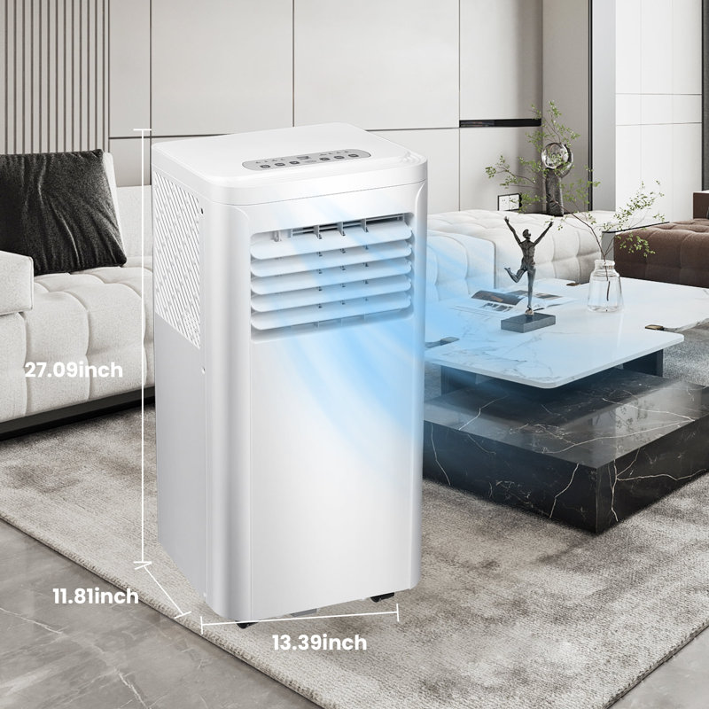 3 In 1 Portable Air Conditioner With Dehumidifier & Fan With Remote Control