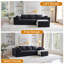 Canapé modulaire en forme de L 118 po, canapé modulaire en forme de L 118 po, chenille à assise profonde en nuage pour le salon-1875001249