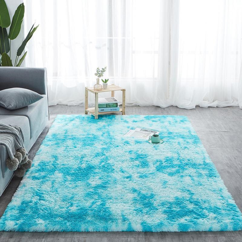 Tihiri Solid Colour Shag Area Rug, Rectangle 160cm x 230cm