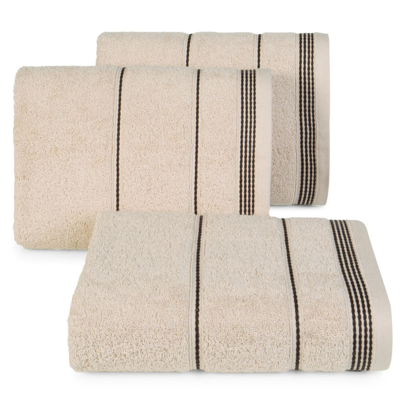 Homeira Midweight Jacquard Hand Towel, Beige
