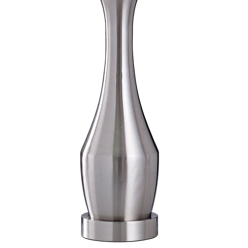Olympia 32" Steel Table Lamp, Brushed Steel