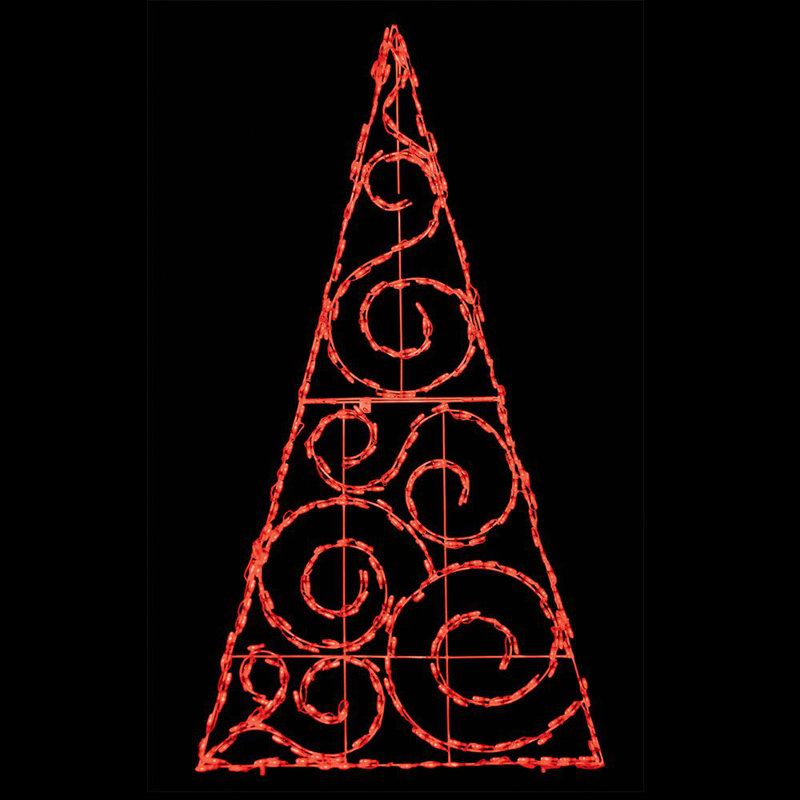 Lighted Window Décor, Red