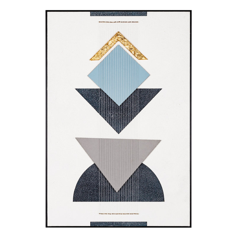 Boîte à ombre géométrique moderne Semblance