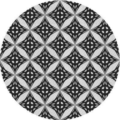 Tapis noir / gris Power Loom