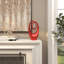 Abstract red polystone sculpture-107635934