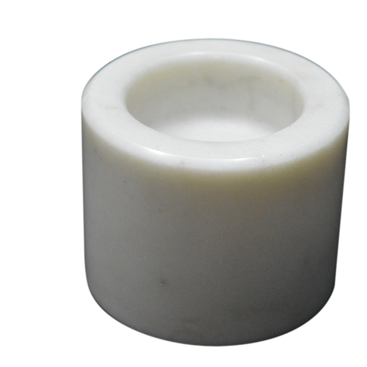 Matheson Marble Cylinder Votive Holder, White