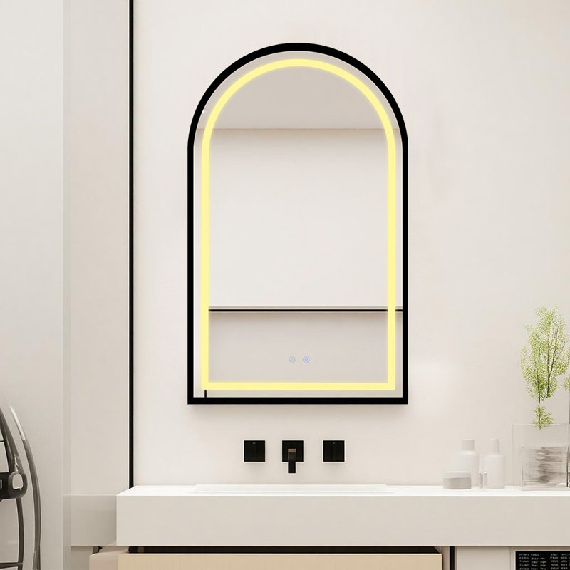 Lampe miroir, Noir