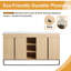Meuble-lavabo double autoportant 60 po avec plateau en résine Zarnby-637330958
