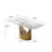 Modern Rectangular Sintered Stone Dining Table with Pedestal Base-305173030-274423205-277862814