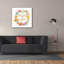 «Spring Wreath» par Fiona Stokes-Gilbert, art mural sur toile-668002048