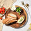 Chopping Board Wooden Cutting Boards for Kitchens Round Non-Spliced Acacia Wood