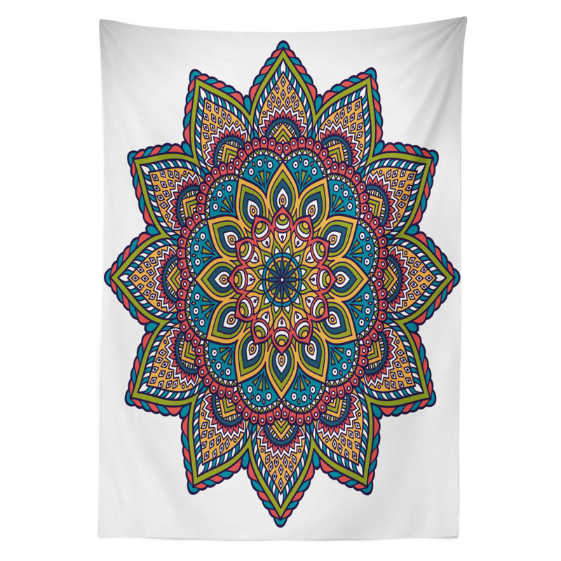 Mandala Tablecloth, 90" x 60"