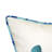 Appliqued Outdoor Throw Pillow