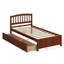 Base de lit plateforme avec tiroirs en bois-278047954