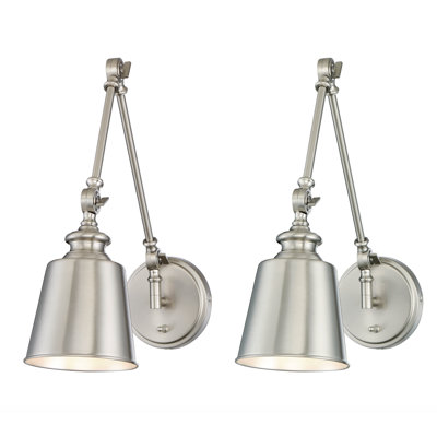 Richwood 2 Light Steel Dimmable Wall Sconces