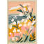 «Flowers By The Sea» par Treechild, impression sur bois encadrée-22222179