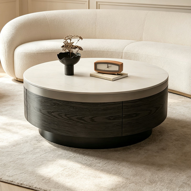 Table basse French Minimalist Luxury, Brown