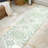 Truman Bohemian Medallion Textured Weave Green/Cream Indoor/Outdoor Rug-618912147