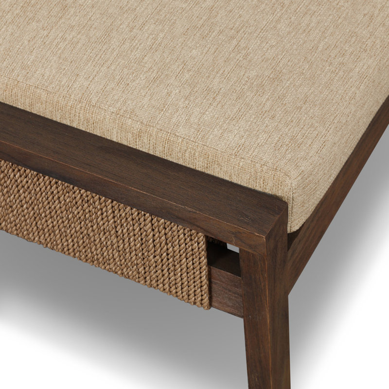 Brio Outdoor Teak Chaise Lounge