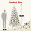 Arbre de Noël artificiel pré-éclairé enneigé-1237105553