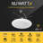 5/6 in. 3000K Remodel 15W Retrofit Disk Light E26 Base LED Recessed Lighting Kit