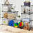 DIY 12 Cube Grid Wire Cube Shelves