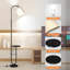Chike 187cm Tray Table Floor Lamp Set