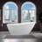 Shade 67'' x 31'' Freestanding Soaking Acrylic Bathtub-59001524