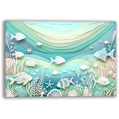 Aquatic Dance - Impression sur toile tendue