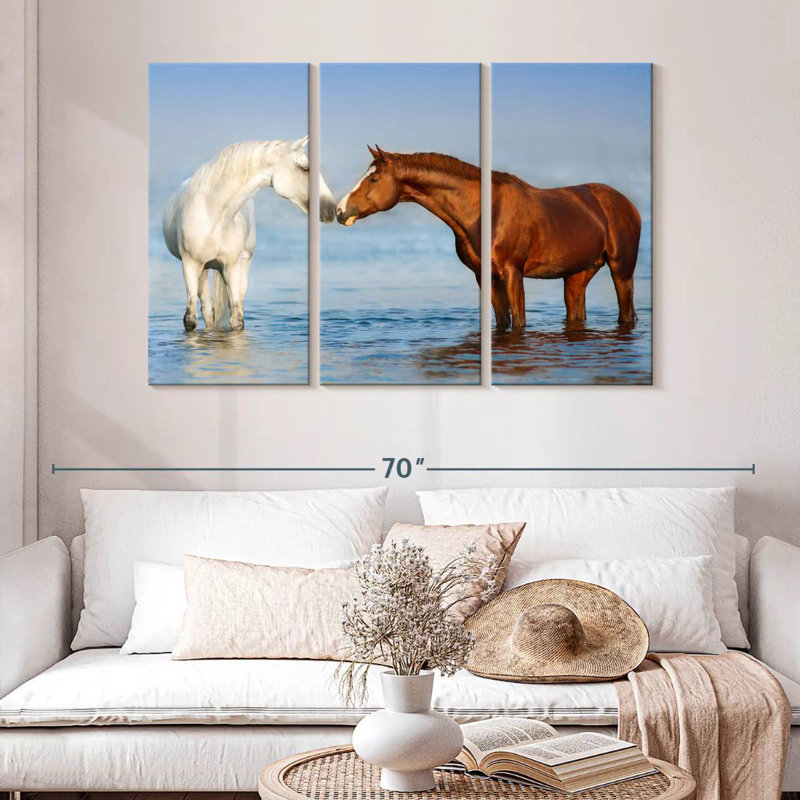 Beach Horses, 32" H x 50" W
