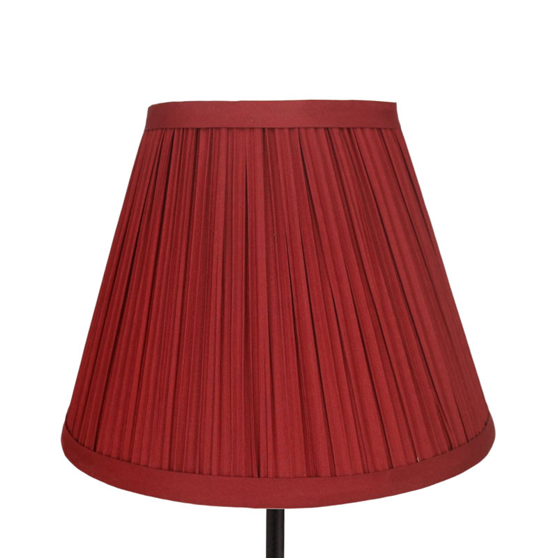 Abat-jour empire en soie / shantung Doxon H 7 po x l 9 po