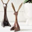 Ensemble de 2 sculptures de Jackrabbit abstraites en fonte Norvin Menagerie-2060219357