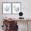 «Simple Abstract Coral Branches», ensemble de 2 impressions encadrées, par Carol Robinson-114317102-114317100