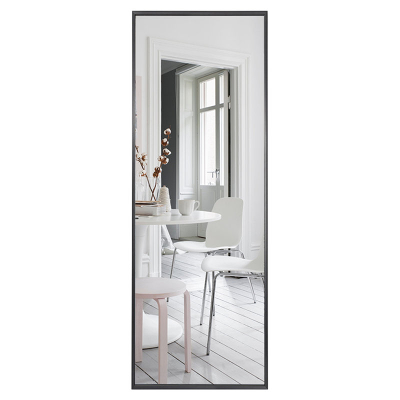 Metal Flat Mirror, Deep Gray 