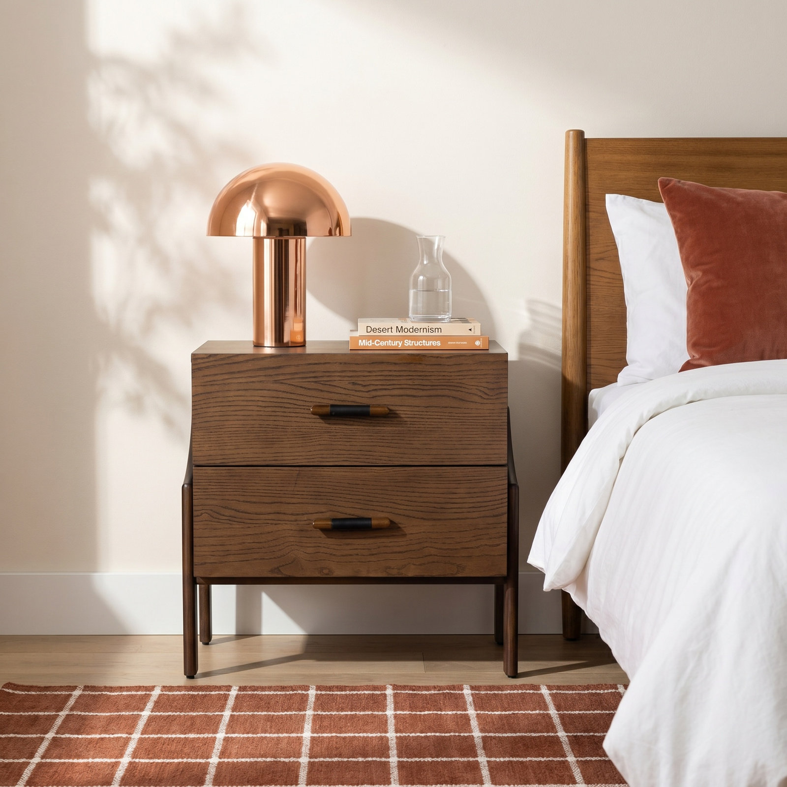 Linnell 2 - Drawer Nightstand