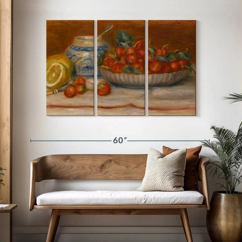 Yarlin Strawberries 1905, 32" H x 50" W
