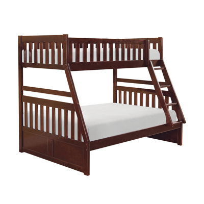 Transitional   Finish Youth Bedroom Furniture / Bunk Bed Pine Veneer Wooden Furniture