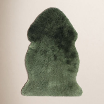 Gunnar Green Sheepskin Rug