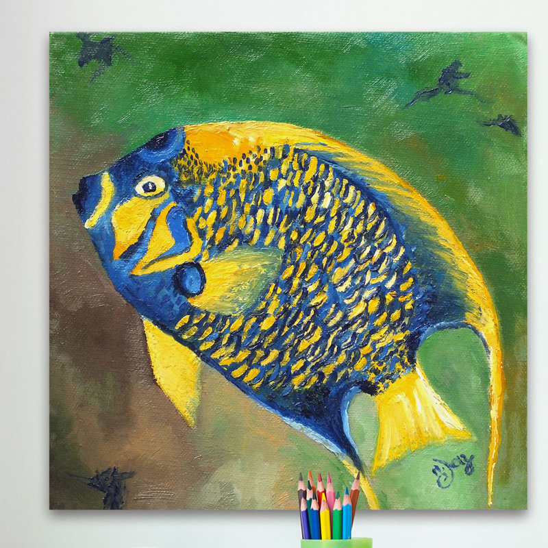 'Queen Angel' by Nicola Joyner Print on Wrapped Canvas, 32" H x 32" W