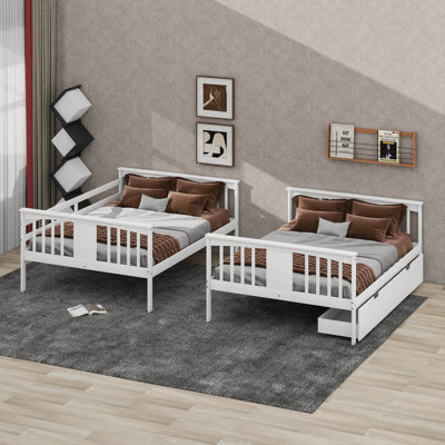 Caryna Full over Full Bunk Bed by Harriet Bee