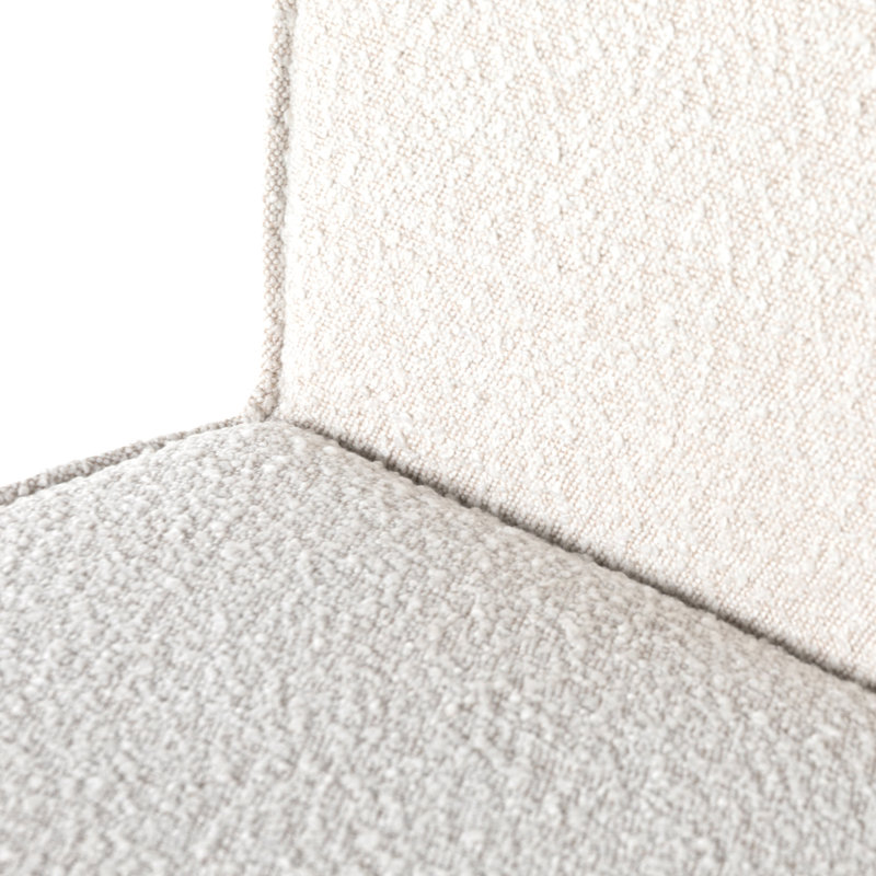 Hobson Upholstered Parsons Chair in Cream